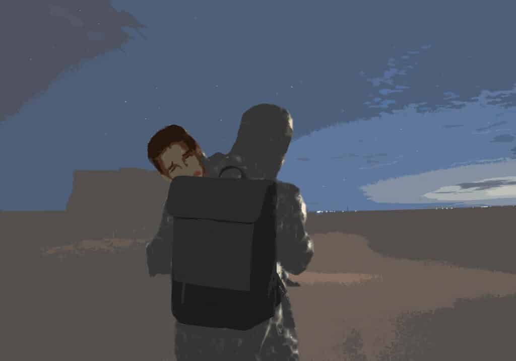 La presse allemande le surnomme « l’homme en noir », Maskenmann en allemand, un tueur d’enfants qui s’est spécialisé dans les intrusions nocturnes. (Illustration: J. Sasson / L'Essor)