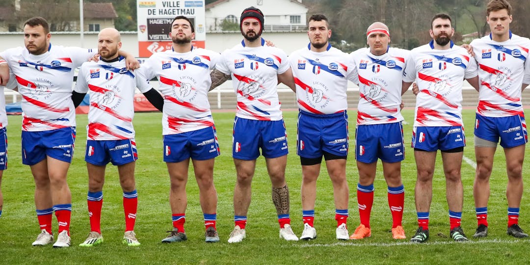 Rugby : les gendarmes en stage à Agen avec la visite de Philippe Sella