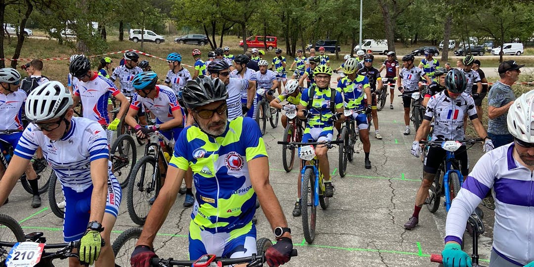 La Gendarmerie vice-championne de France militaire de VTT