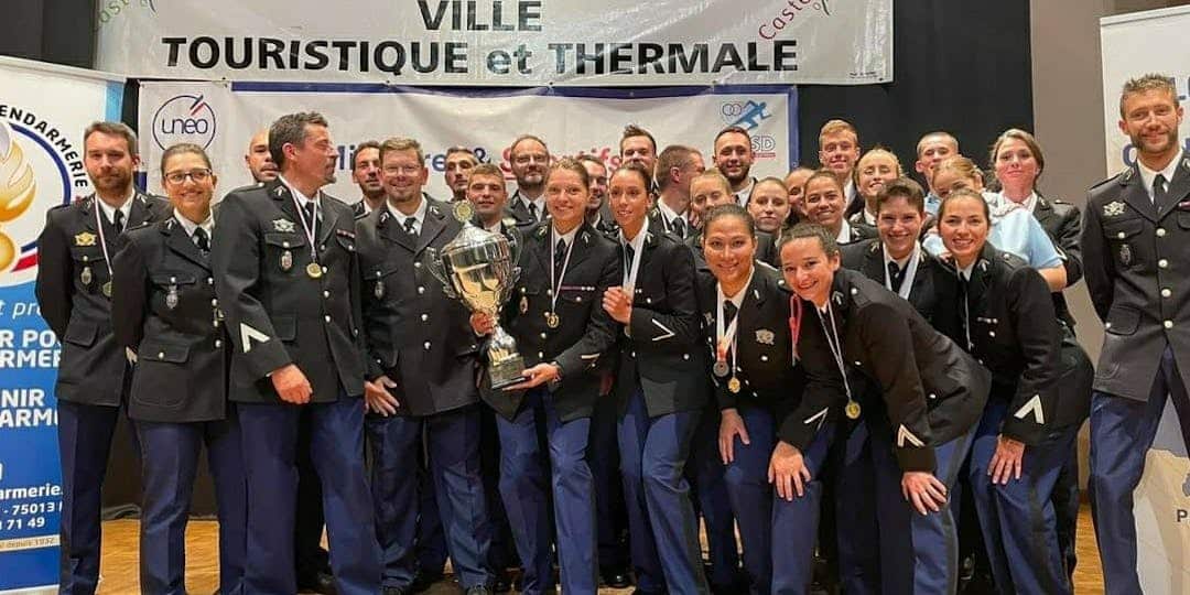 <i class='fa fa-lock' aria-hidden='true'></i> Volley-ball : les filles de la Gendarmerie en démonstration lors du championnat de France militaire