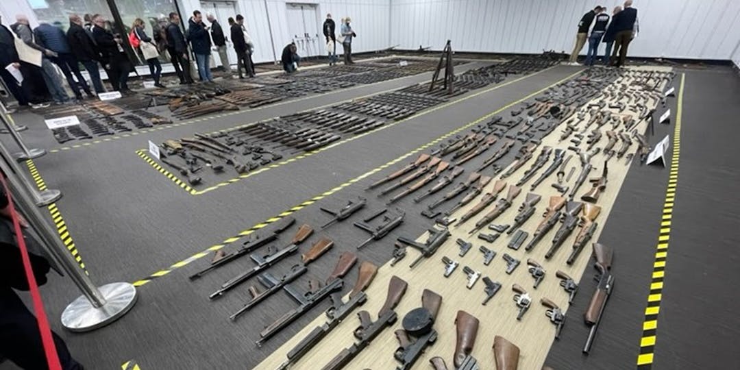 Campagne d’abandon d’armes: 1.500 armes, sauvées de la destruction, finiront au musée