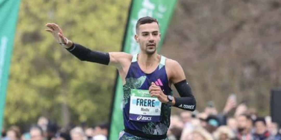 Le gendarme Mehdi Frère, premier Français au marathon de Paris