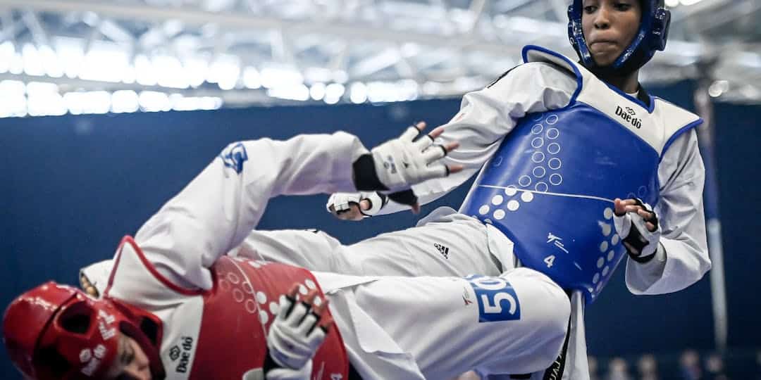 La gendarme Althéa Laurin, championne du monde de taekwondo