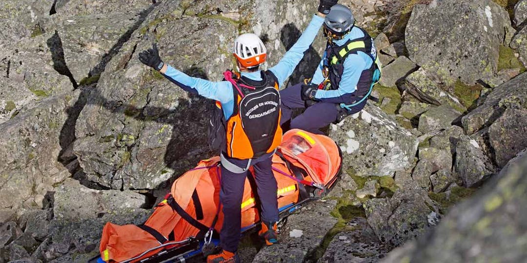 L’héroïque sauvetage, par deux gendarmes de haute montagne, à plus 3.000 mètres d’altitude