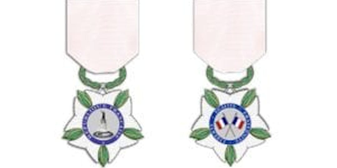 Médaille de reconnaissance aux victimes du terrorisme pour le général de Gendarmerie Delfosse, assassiné par Action directe