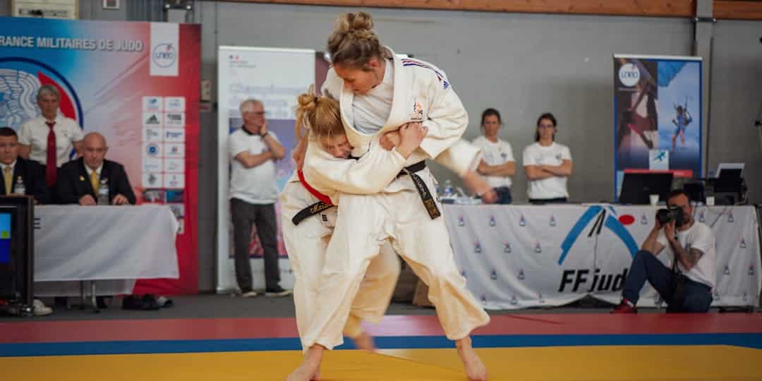 Les gendarmes sur les tatamis pour le championnat de France militaire de judo