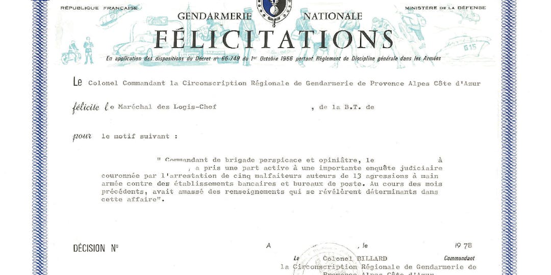 <i class='fa fa-lock' aria-hidden='true'></i> Le dispositif de récompenses de la Gendarmerie