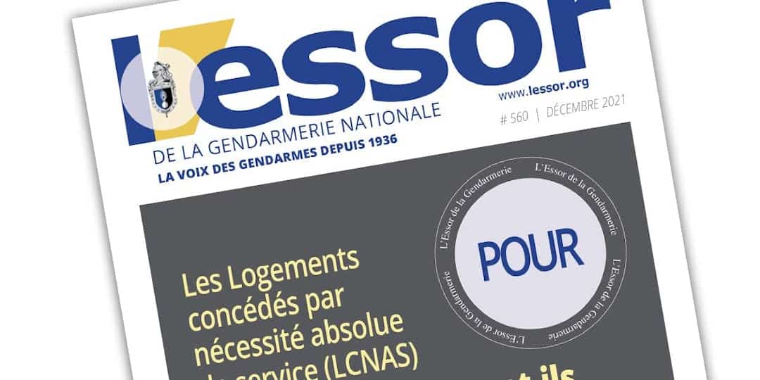 L’Essor de la Gendarmerie n°560 – Décembre 2021