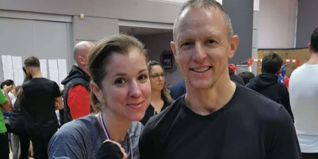 Une cheffe d’escadron vice-championne régionale de kick-boxing