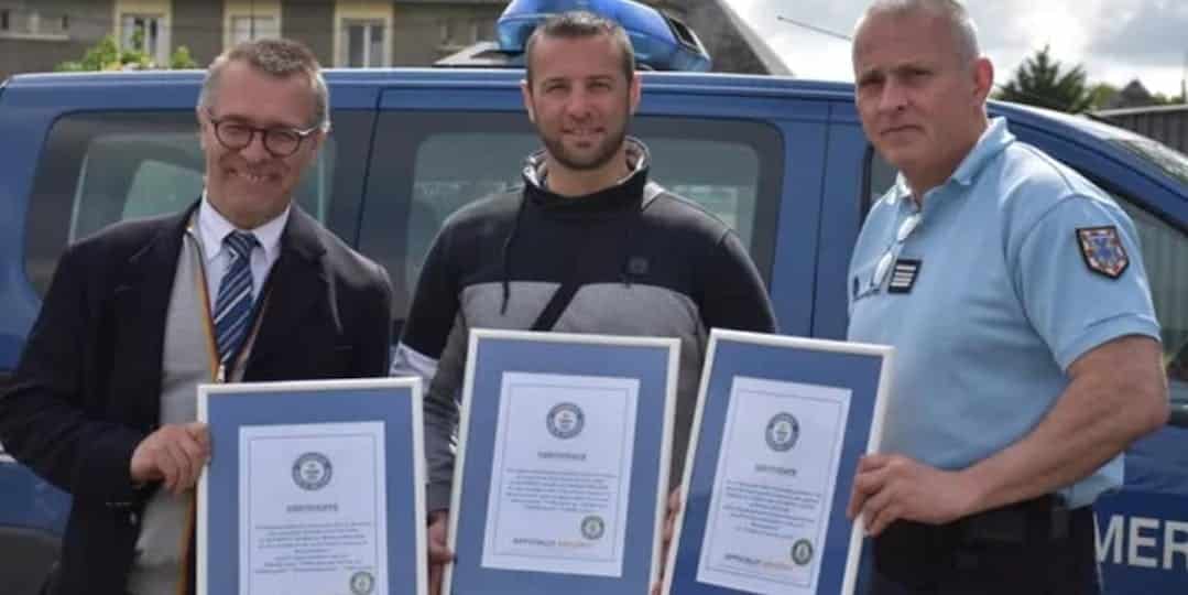 <i class='fa fa-lock' aria-hidden='true'></i> Record du monde : le gendarme Michaël Seillier pour la cinquième fois dans le Guinness Book