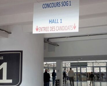 L'entrée d'un centre d'examen installé pour le concours de sous-officier de gendarmerie en région parisienne. (Photo d'illustration - LP/L'Essor)