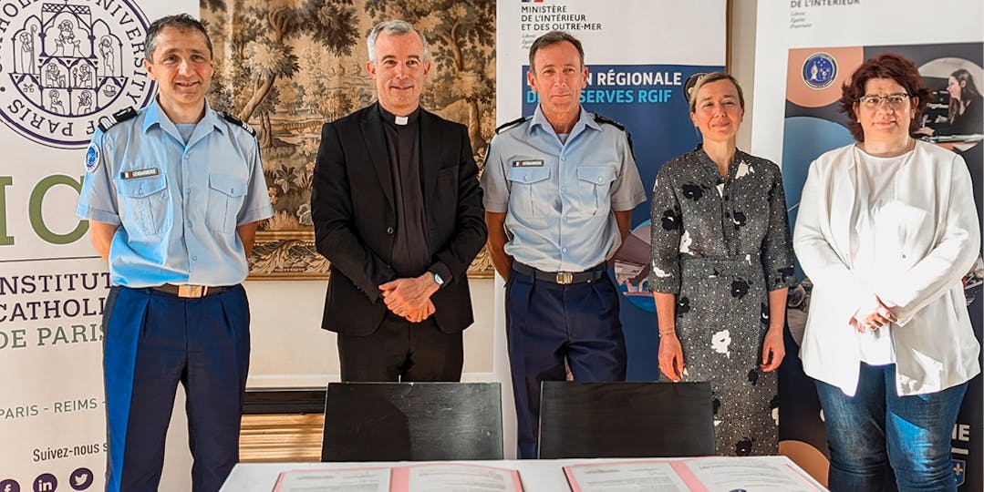 L’Institut Catholique de Paris (ICP) et la Gendarmerie nouent un partenariat