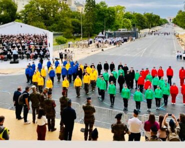 Les cadets de la Gendarmerie au cœur du défilé du 14 juillet