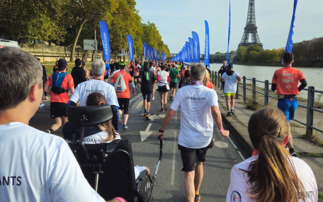 Les gendarmes au rendez-vous des 20 kilomètres de Paris