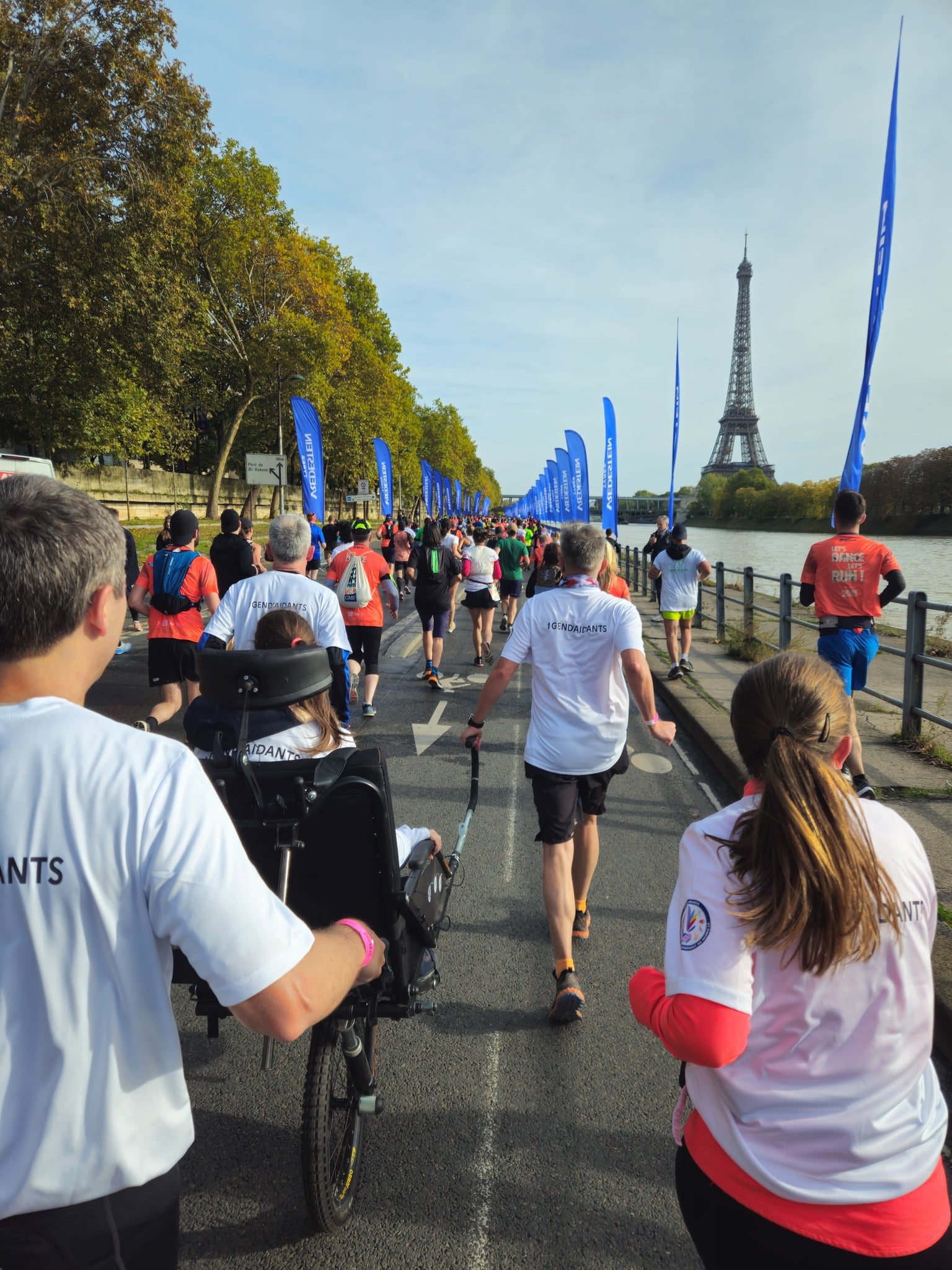 Les gendarmes au rendez-vous des 20 kilomètres de Paris