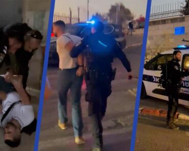 Les deux gendarmes français chargés de la sécurité du site français lors de la visite du ministre des affaires étrangères ont été arrêtés par les policiers israéliens. (Captures d'écran - Images: Sami Boukhelifa/RFI - assemblage L'Essor)