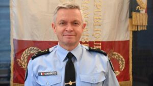 Le général de corps d'armée Lionel Lavergne, commandant la gendarmerie d'outre-mer, revient pour L'Essor sur la situation à Mayotte après le passage dévastateur du cyclone Chido. (Photo: L.Picard/L'Essor)