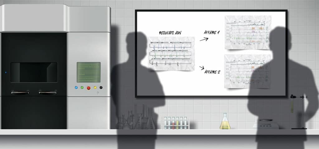 L’ADN va permettre de relancer l’enquête.  (Illustration: F.Mayot/L'Essor)