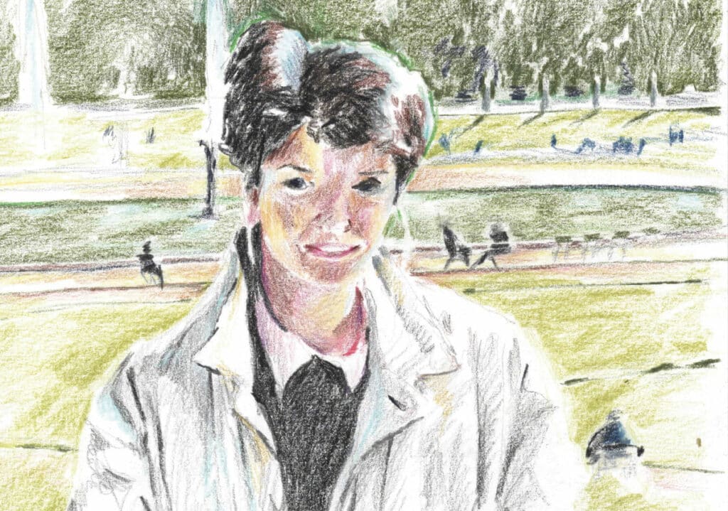 Née en 1969, Joanna Parrish adore la France. La jeune Anglaise avait décroché un poste au lycée Jacques-Amyot, à Auxerre, une année de césure qui doit lui permettre de valider son cursus universitaire. (Illustration: Diamatita / L'Essor)