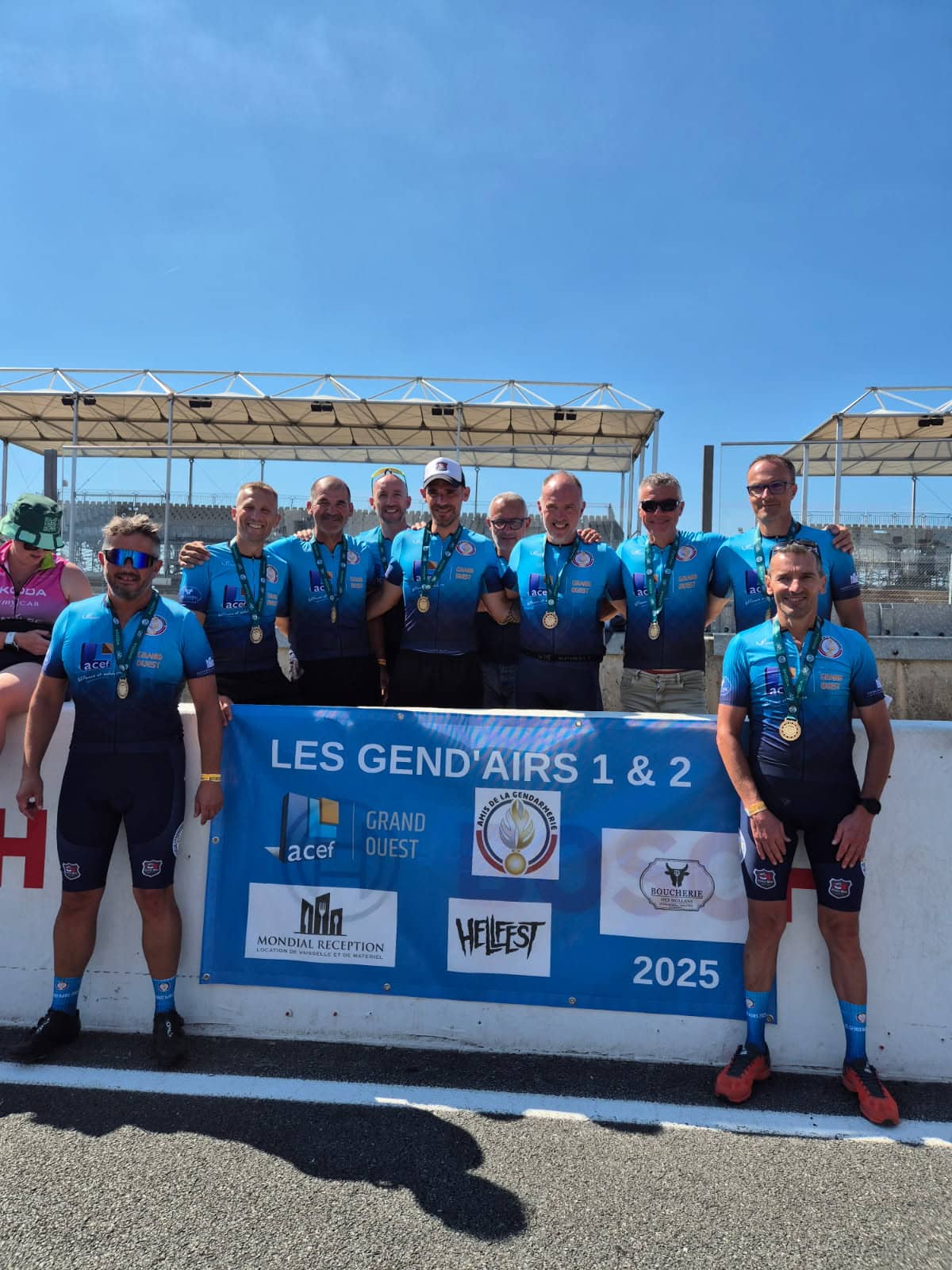 Les gendarmes au rendez-vous des 24 heures du Mans vélo Les gendarmes au rendez-vous des 24 heures du Mans vélo