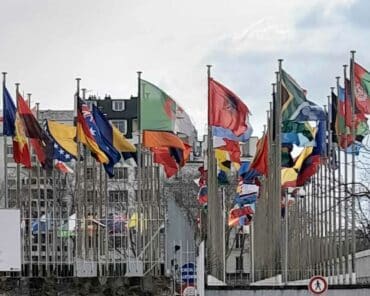 Des drapeaux des pays de l’Unesco, à Paris. (Photo d’illustration: PMG)