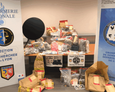 Identifié par les gendarmes, le réseau de trafiquants vendait des drogues via la messagerie Telegram. (Photo: Gendarmerie / SR de Lyon)