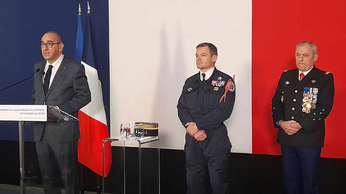 Cérémonie de prise de commandement du nouveau chef du GIGN à Satory Cérémonie de prise de commandement du nouveau chef du GIGN à Satory