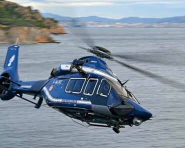 L'un des dix nouveaux hélicoptères H160 de la Gendarmerie nationale. (Photo: Airbus helicopters)