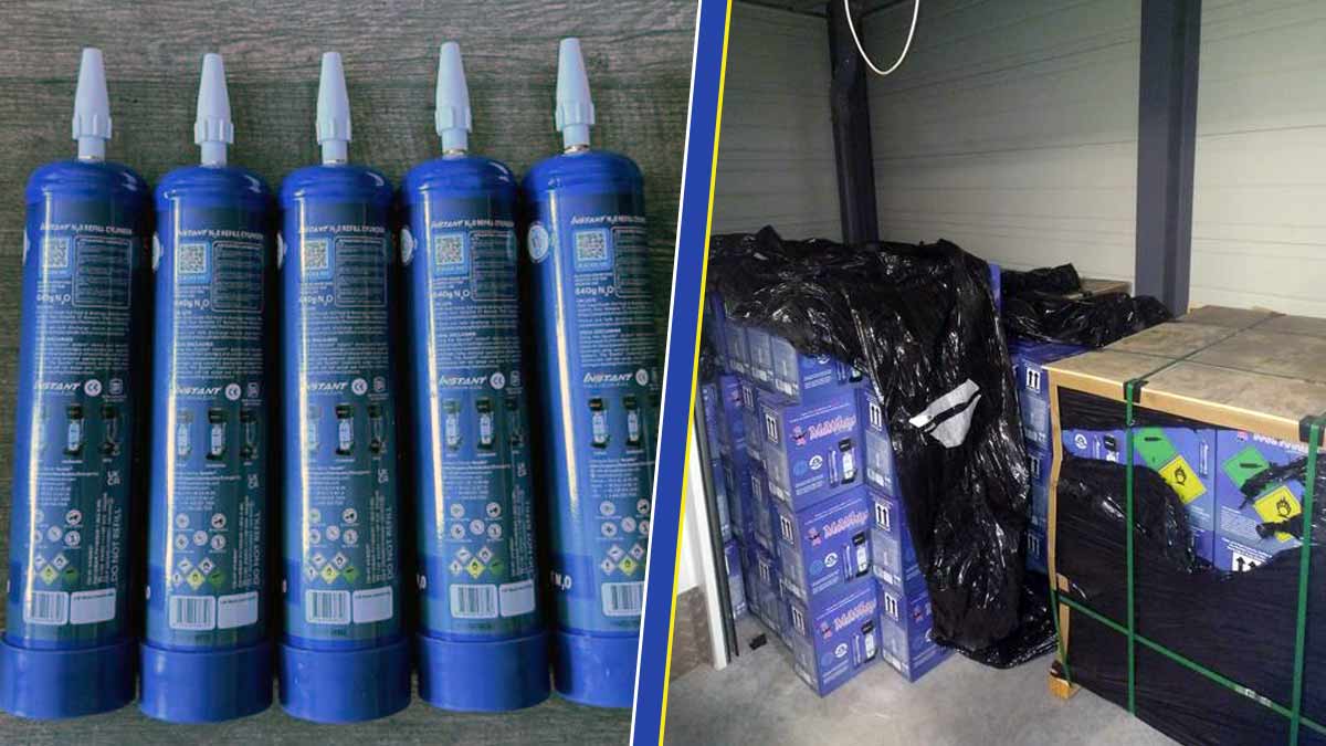 Saisie record de protoxyde d’azote en Savoie, la Gendarmerie démantèle le trafic Saisie record de protoxyde d’azote en Savoie, la Gendarmerie démantèle le trafic