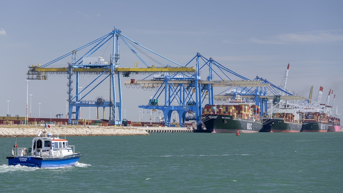 Près de 350 kg de cocaïne saisie par les gendarmes dans un conteneur sur le port du Havre