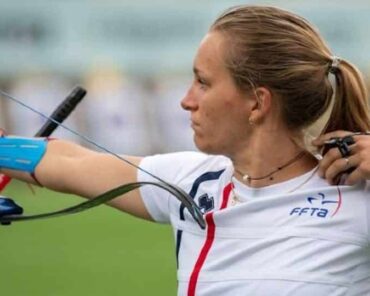 La gendarme Lisa Barbelin avait troisième aux JO de Paris 2024 (photo archives LB)