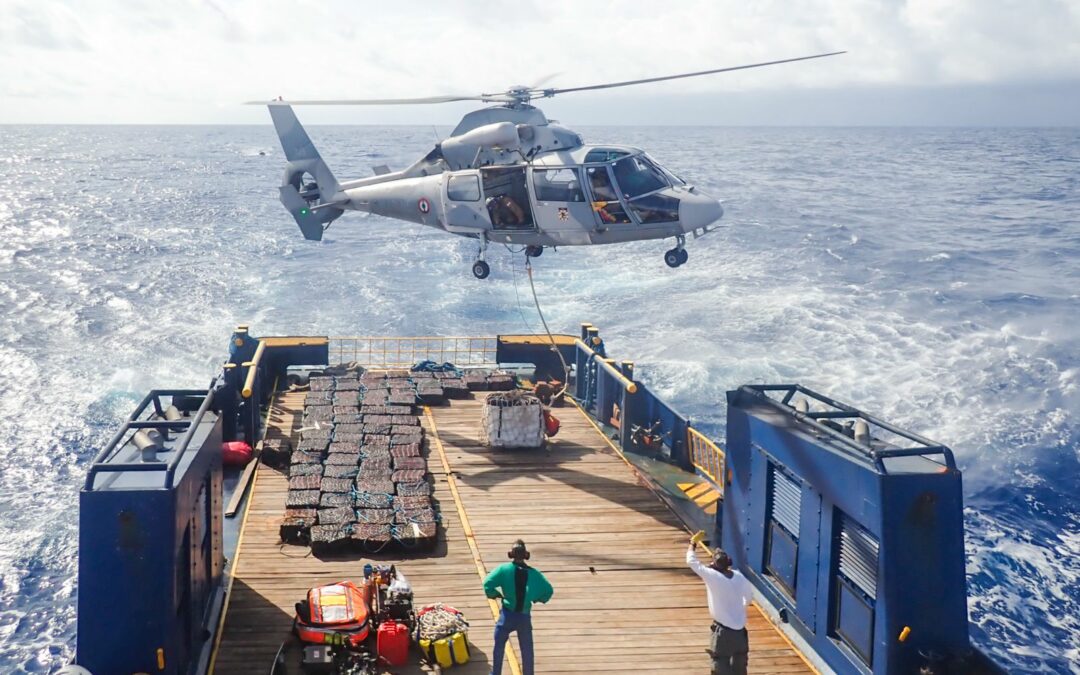 Nouvelle saisie record de cocaïne en mer, au large de la Polynésie française