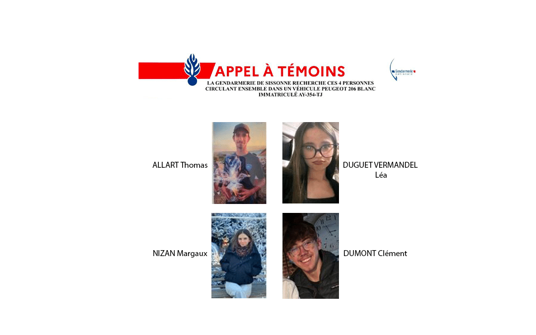 Quatre jeunes, dont trois mineurs, retrouvés sains et saufs une semaine après leur disparition (article actualisé)