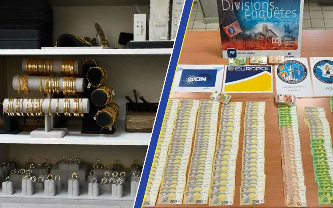Une opération franco-belge démonte un trafic d&rsquo;or de bijoux volés entre les deux pays