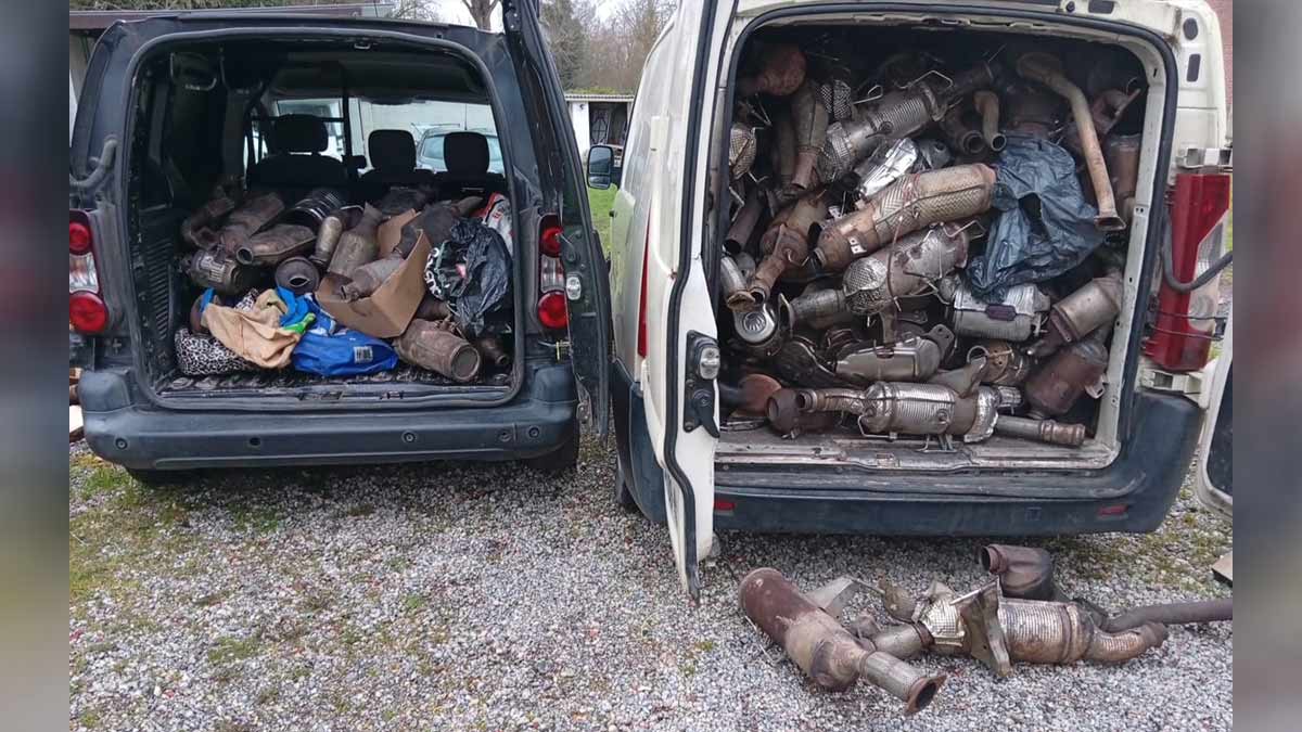 Démantèlement d&rsquo;un réseau de vols de pots catalytiques agissant dans toute la France
