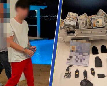 L'homme, recherché par les autorités américaines, est soupçonné d'avoir dérobé 46 millions de dollars au gouvernement des États-Unis, en cryptomonnaies. (Photos: GIGN/Gendarmerie)