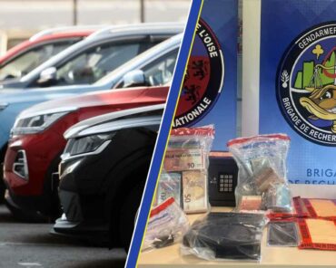 Repérés en Ile-de-France, les SUV étaient ensuite volés puis revendus ou expédiés vers l'Afrique de l'Ouest. (Photos: Gendarmerie de l'Oise - DR - Assemblage: L'Essor)