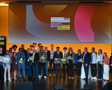 Les lauréats du Prix innovation et du Challenge innovation, qui célèbrent cette année leur 10e édition. (PH: SÉCURITÉ ROUTIÈRE)