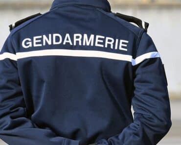 Un gendarme départemental, de dos. (Photo d'illustration: Gendarmerie)